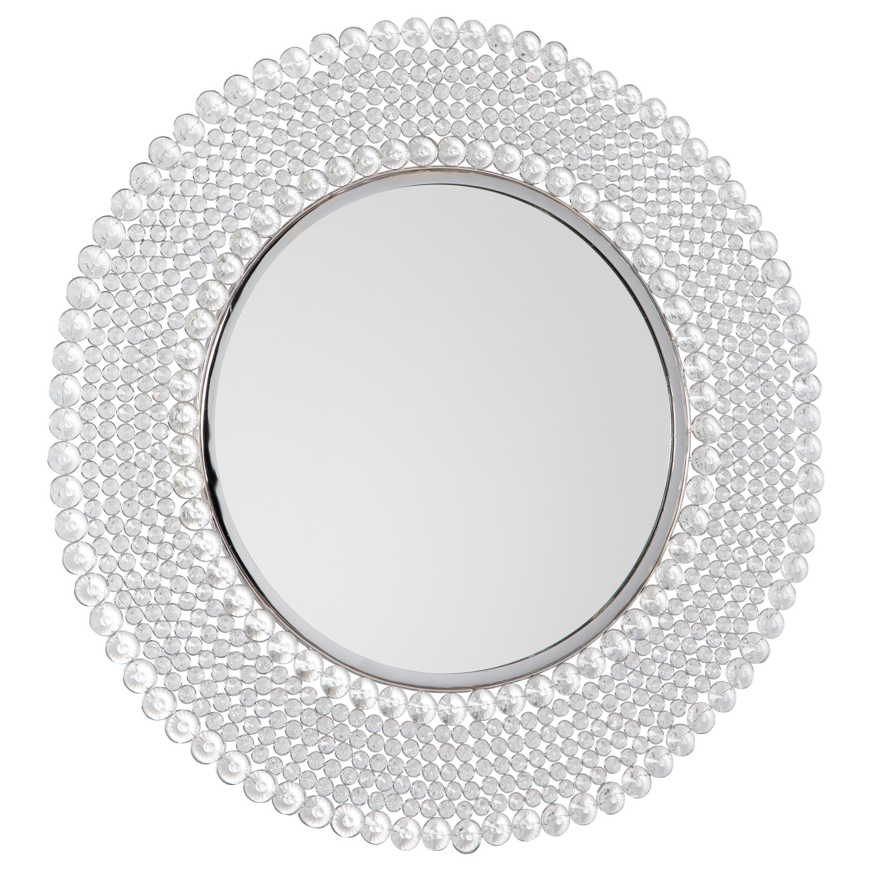Ashley Furniture Signature Design Accent Mirrors A8010116 Marly Clear Silver Finish Accent Mirror Del Sol Furniture Mirrors Wall